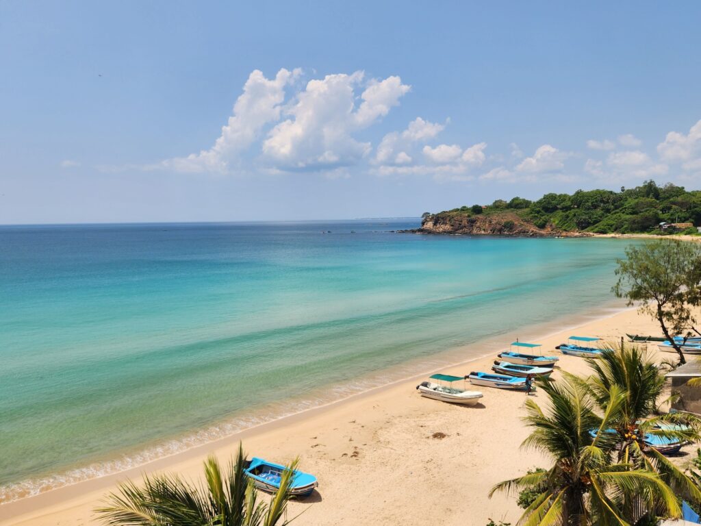 Stunning shot of a tropical paradise in Trincomalee, Sri Lanka.